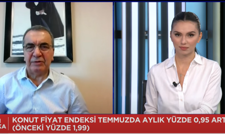 Bölüm Başkanımız Prof. Dr. Nevzat Saygılıoğlu, 26 Ağustos 2025 günü CNBC-e televizyonunda "4'TE EKONOMİ" programını sunan Melis Hazal Karadeniz'in konuğu oldu